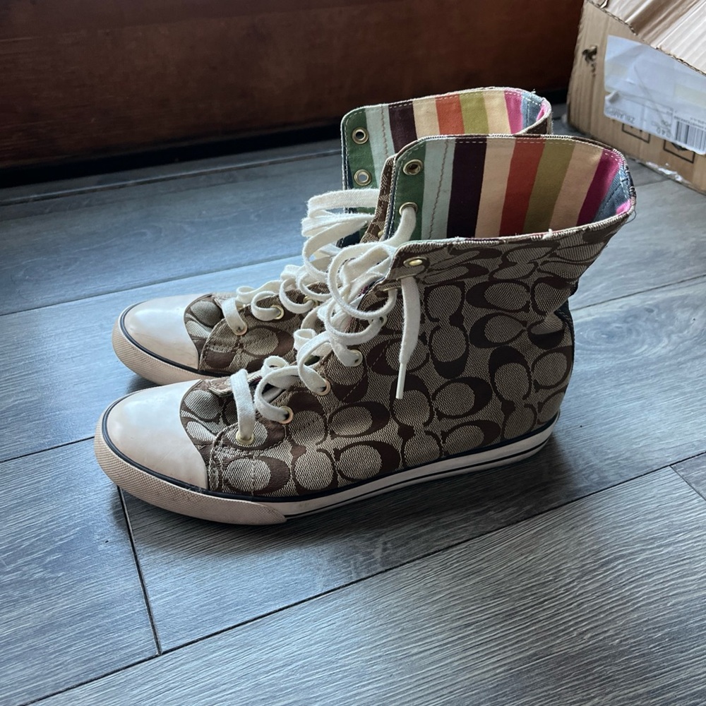 Coach signature hightops